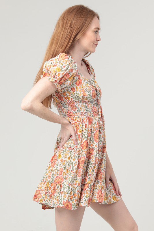 Orange Blossoms Dress