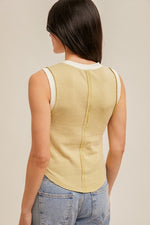Lime Two-Tone Tank