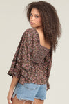 Forest Floral Blouse