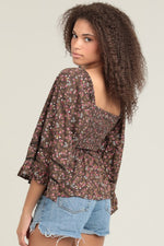 Forest Floral Blouse
