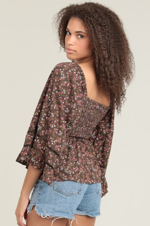 Forest Floral Blouse