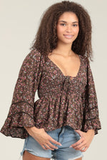 Forest Floral Blouse
