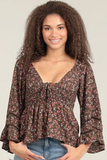Forest Floral Blouse