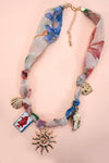 Sun Scarf Necklace