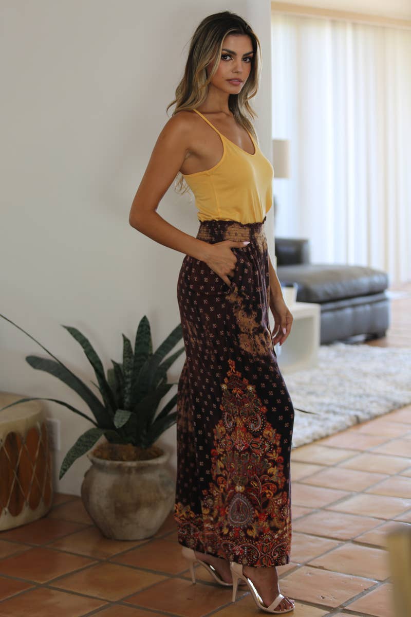 Tie Dye Wide Leg Pants