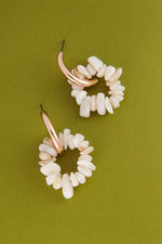 Natural Shell Hoop Earrings