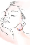 Teardrop Bead Earrings