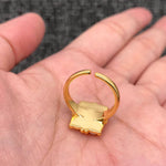 Vintage Oil Painting Ring