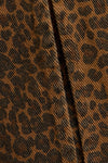 Leopard Denim Skort