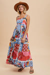 Tiled Patchwork Maxi Dress