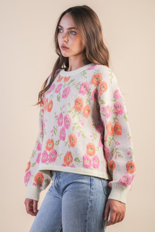 Spring Blooms Sweater