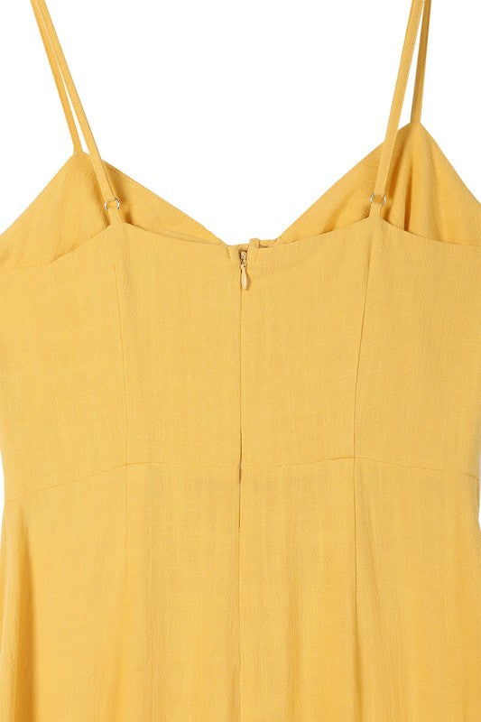 Yellow Slip Dress