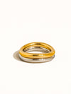 Andrée Double Two Tone Ring