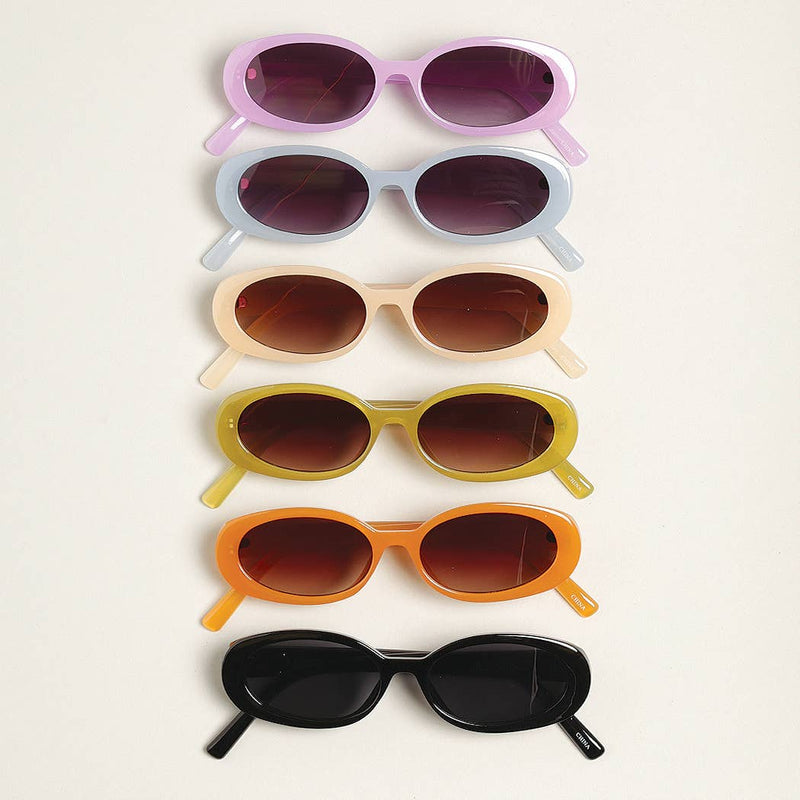 Women's Oval Classic Sunglasses: ONE SIZE / 12 ASSORTED