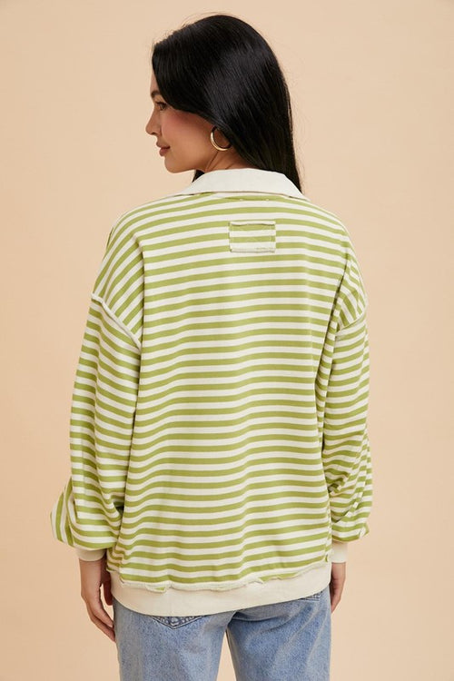 Pistachio Terry Pullover