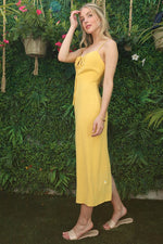 Yellow Slip Dress