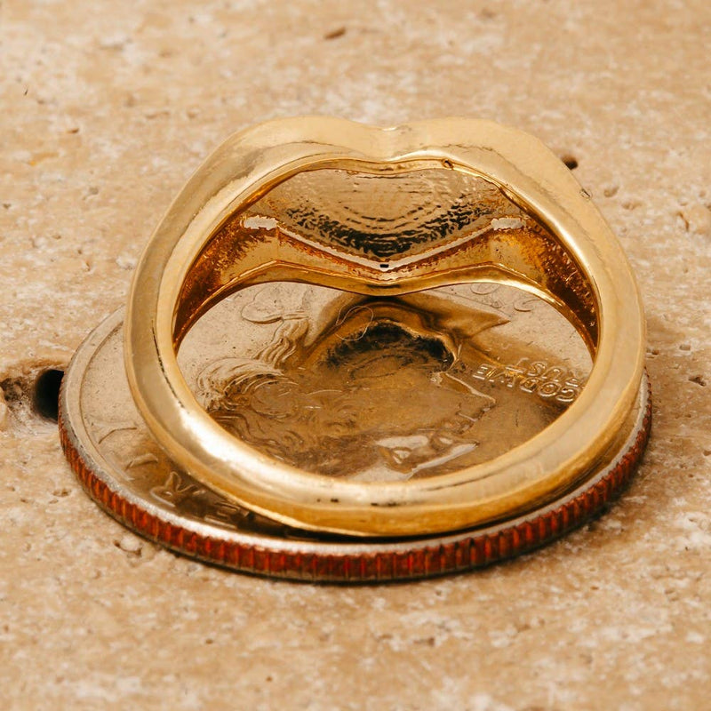 Engraved Heart Ring