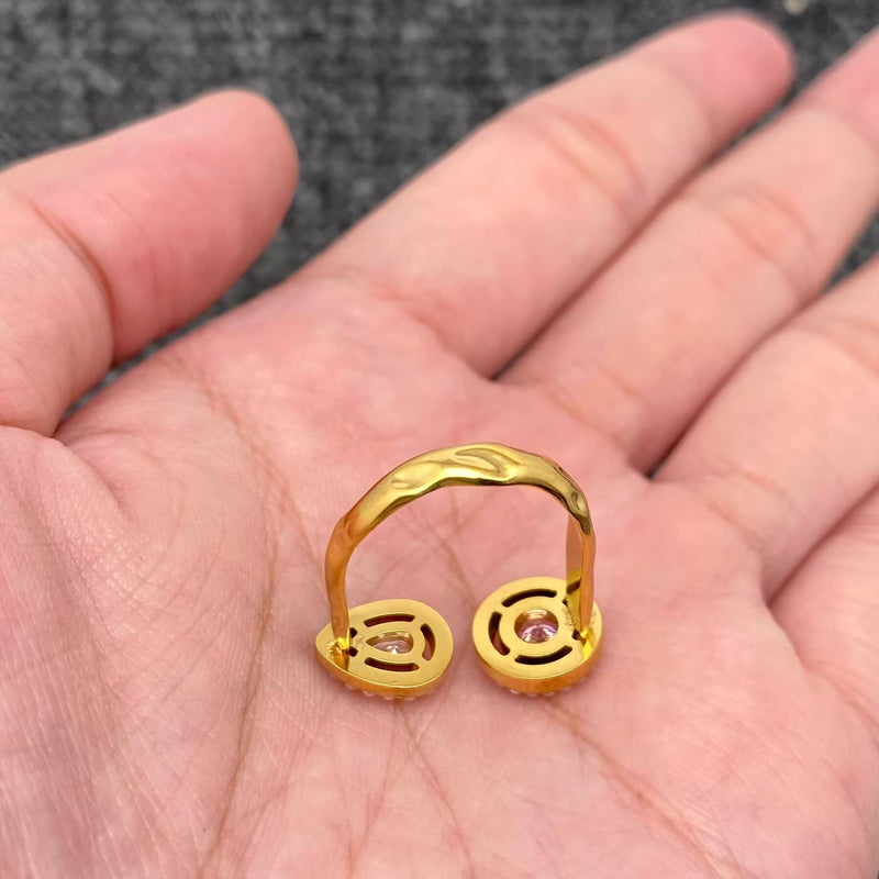 Double Gem Ring