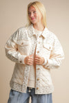 Cream Quilted Jacket