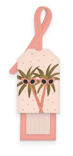 Sunny Palms Slide-Out Luggage Tag