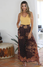 Tie Dye Wide Leg Pants