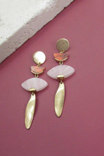 Marble Drop Earrings