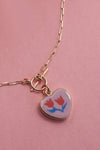 Porcelain Heart Necklace