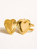 Sefina Locket Heart Ring