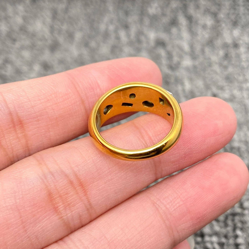 Rhinestone Bubble Ring