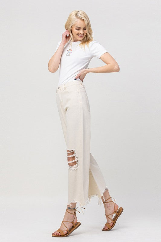 90s Vintage Ankle Straight Jeans