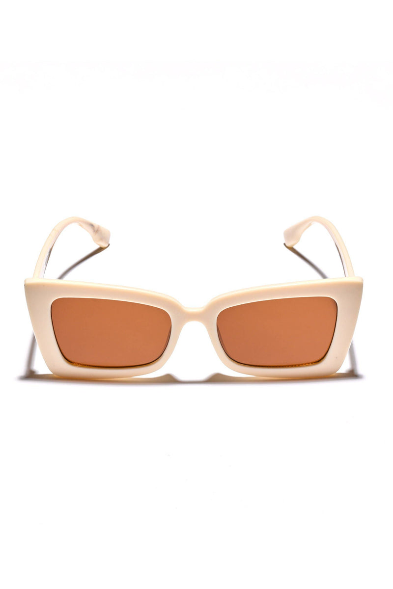 Shady Beach Sunglasses: White & Black Tortoise