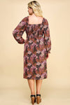 Curvy Floral Fields Dress