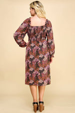 Curvy Floral Fields Dress