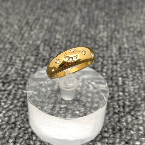Star Moon Ring