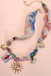 Sun Scarf Necklace