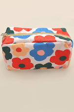 Retro Flower Cosmetic Bag