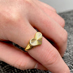 Ray Heart Ring