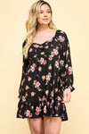 Curvy Flirty Babydoll Dress