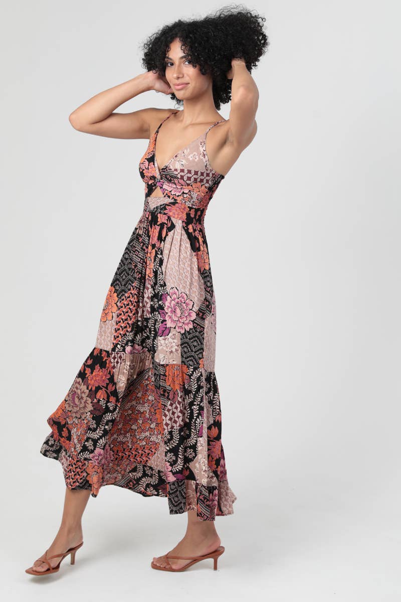 Ophelia Twist Maxi Dress