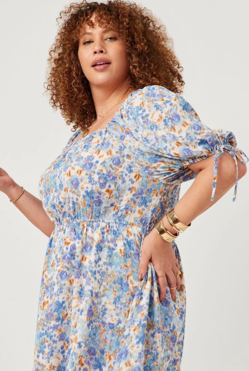 Curvy Blossom Spring Dress