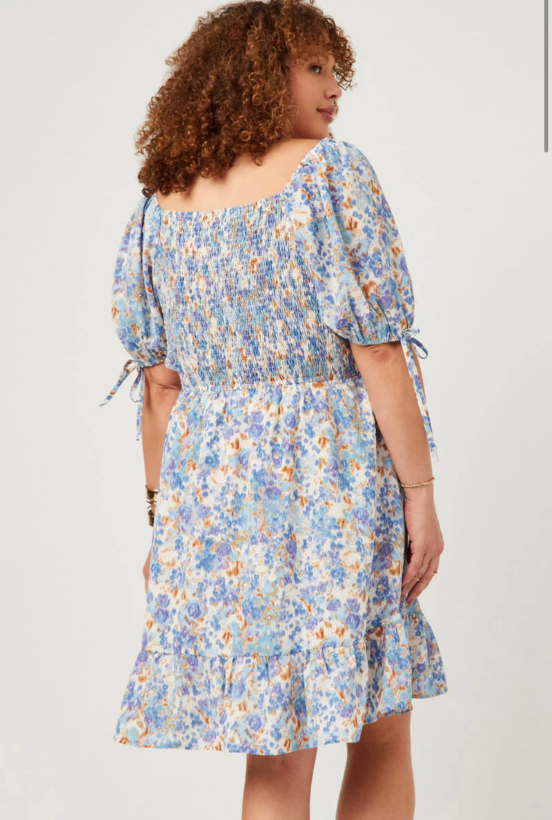 Curvy Blossom Spring Dress