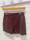 Chocolate Knit Shorts