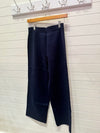 Navy Wide Leg Pants
