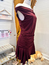 Burgundy Holiday Dress