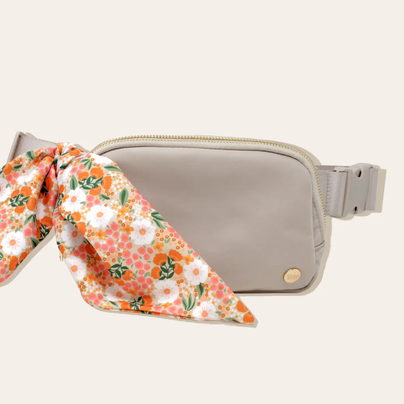 All You Need Belt Bag with Hair Scarf - Natural Beige