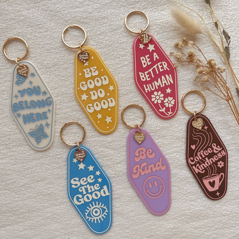 Good Things are Coming Motel Keychain