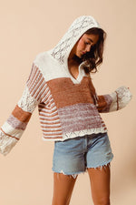 Crochet Hooded Sweater