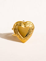 Sefina Locket Heart Ring