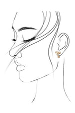 Mini Bow Hoop Earrings