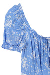 Baby Blue Puff Sleeve Dress